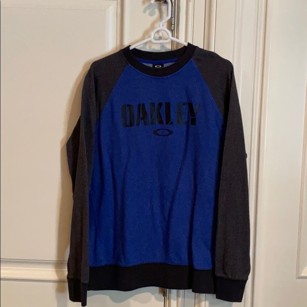 Oakley blue and grey sweater